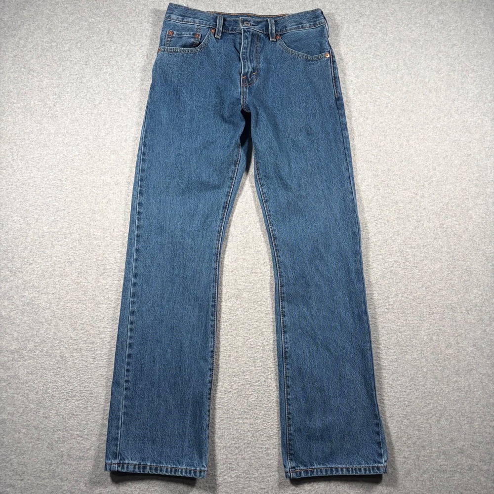 Levi's 517 Bootcut Jeans Mens 30x32 (Fits 29x31) Blue Denim Pants Cowboy